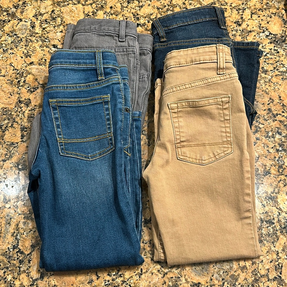 Boys jeans straight leg (lot of 4)